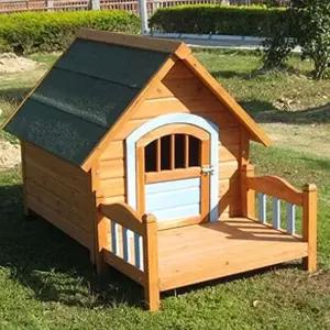 강아지 원목 하우스 편백나무 대형 1P 애견 실내 야외 반려견집