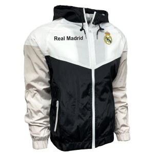 레알 마드리드 윈드브레이커 재킷, 라이선스 리얼 M. 경량 방수 후드 레인 재킷