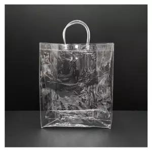 PVC 투명가방 대형쇼핑백 손잡이포장백