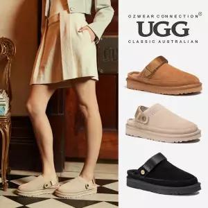 호주어그 오즈웨어 25FW 오지 시어링 클로그 뮬 스트랩 양털 남녀공용 슬리퍼 OB940