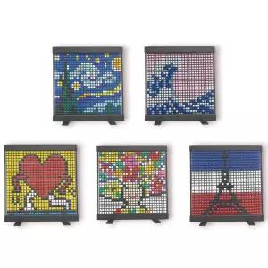 5종 명화 돌돌 비즈 액자 만들기 탁상 벽걸이 재미있는 비즈발 키발 이색 미술 교구 방과후