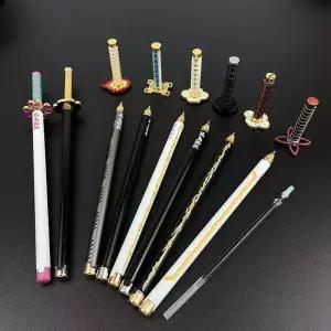 귀멸의 칼날 칼 귀칼 검 미니어쳐 탄지로 젠이츠 피규어 장식 굿즈 소품 1+랜덤1