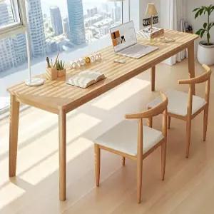 길고 좁은 테이블 원목식탁 카페긴테이블 식탁 좁고긴 폭좁은테이블 거실 원목