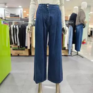 시슬리/애플아울렛/노오비 턱 와이드 데님 팬츠 SADP35461