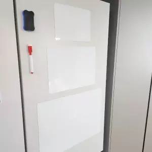 자석 고무 붙이는 화이트 보드 부착 벽에 칠판 A3 무타공 시트지 형 롤 냉장고
