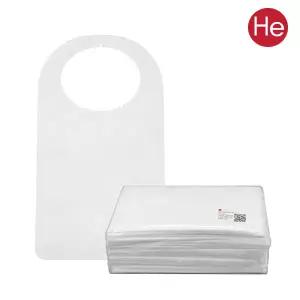 HE더바른일회용 접이식앞치마 50매포장 접이식 업소 식당 고깃집 손님용 한장씩접어놓은앞치마