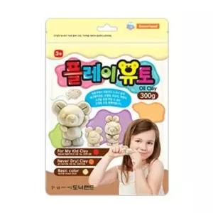 도너랜드)플레이유토 300g) 미술용품 플레이유토 컬러점토 만들기용찰흙
