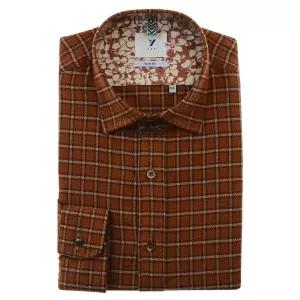 [대구백화점] [예작]울혼방 기모 체크 캐주얼 슬림 긴소매(YJ4WUA752)