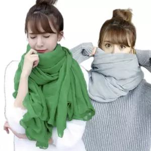 보너게인 여성스카프 여자 봄 가을 겨울 무지 롱 빅사이즈 스카프 25종 180x70