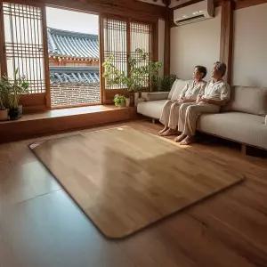 [일월] LX원단 더마루 골드에디션 전기 카페트매트 대형 220x200 온수매트 전기매트