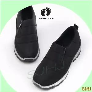 행텐 2980 컴포트 패딩 남성 짚업 슬립온/블랙/심플 방한 패딩 편하고 가볍고 쉽게 신고 따뜻하게 외출 서늘해지면 발부터 눈얼음 다용도 멋진 남성화 찬바람에 이거