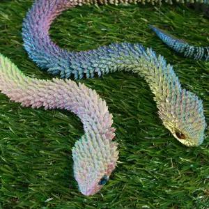 3D 관절 방울뱀 피규어 5000 (랜덤)