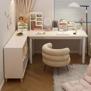 ㄱ자형책상 공간활용 와이드 모서리 테이블 코너 사무용 데스크 공부방 단일 싱글 사무실