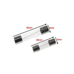 20pcs 5X20mm 6x30MM 고속 블로우 유리관 퓨즈 mm 250V0.5A 1A 2A 3A 4A 5A 6A 8A