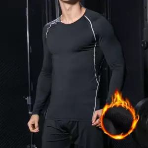 프라픽  남성 헬스 운동복 겨울 기모 트레이닝 세트 IS TL03