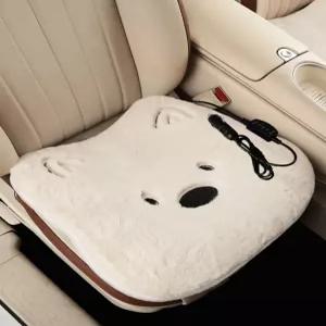 자동차 온열방석 시트 귀여운 강아지 차량용 엉뜨 겨울 열선시트 쿠션 휴대용 엉따방석 매트