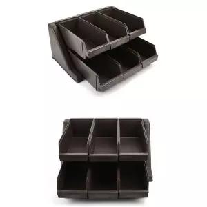 [콩심팥심]식기 분류함 수저함 빨대 커피믹스 트레이 46cm 6구