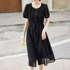 [blackqueen]카린 핀턱 하이엔드 쉬폰 원피스 blk002031_P367027262