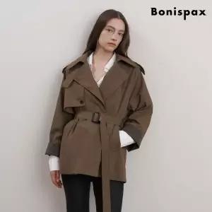[롯데백화점]미니멈에브리데이/보니스팍스 투웨이 벨티드 하프 트렌치 자켓 (XP3JK021L0)