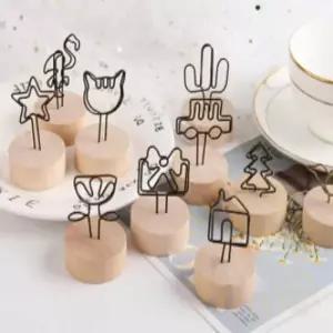 우드 메모 홀더 가격꽂이 가격표홀더