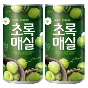 웅진 초록매실 180ml 60캔