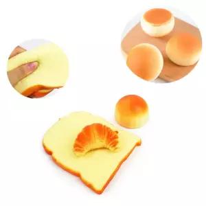 촬영용 베이커리 모조 장식 크로와상 식빵 모닝빵 토스트 모형빵 모형