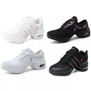 여성용 기능성 키높이 무대 신발 라인댄스 운동화