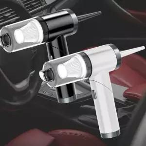 차량 청소 간편한 휴대용 접이식 에어건 미니 파워 차량용청소기 무선청소기