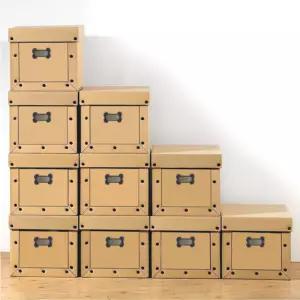 무지트렁크 정리함 10장 종이 리빙박스 수납함 의류 장남감 보관함