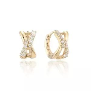 [로이드](마산점)하프 포인트 엑스 14K 원터치 링귀걸이 LOFP2012G