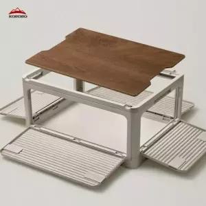 캠핑 테이블 겸 우드상판 폴딩박스 36L 56L