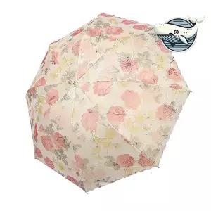 [콩심팥심]꽃무늬 중년 여성 간편 양산 어워즈 스타일 양우산 자외선차단양산