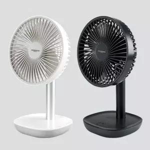 [셀러에이드]USB 캠핑 저소음 겸용 미니 DC 무선 KC 4단계 선풍기