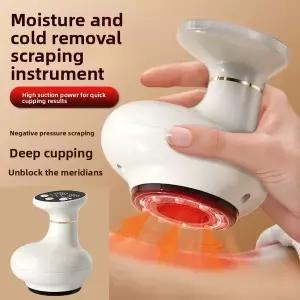 전기부항기 전동부항기 자동부황기 LCD 디스플레이가 있는 전기 EMS 바디 마사지기 괄사 마사지 핫 컴프레