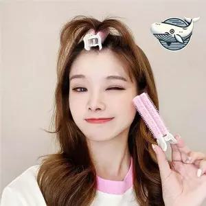 [셀러에이드]헤어 스타일링을 위한 볼륨 그립 집게 핑크