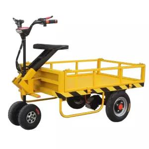 접이식 운송 전기차 카트 트레일러 자재 소형 공사장 보행카