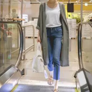 [오노마] ONM 가벼운가디건 린넨바람막이 서도 롱가디건 린넨가