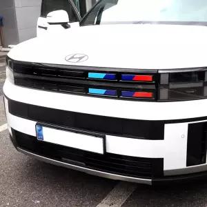 [간지] 디올뉴싼타페 MX5 라디에이터 그릴 튜닝 데칼 스티커 [호환상품]