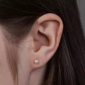 [Hei][sv925] swarovski pearl studs earring