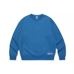 디스커스애슬레틱 DISCUS ATHLETIC 헤비웨이트 레귤러 핏 블랭크 스웨트 셔츠 블루 300319