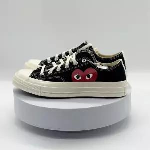 컨버스 x 플레이 꼼데가르송 척 70 로우 블랙 150206C