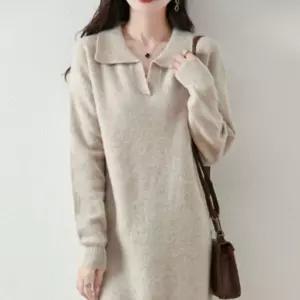 여성 봄 가을 겨울 원피스 니트 롱 엄마 결혼식 하객 룩 40대 50대 패션 긴팔 예쁜 옷 복장 무지