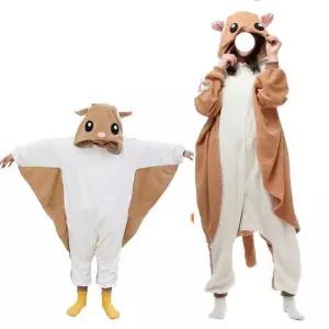 날다람쥐 잠옷 동물 리락쿠마잠옷 기모 하늘 다람쥐 실내복 커플