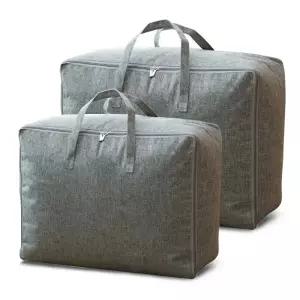 양이온 패브릭 옷 이불정리함 2개 리빙박스 수납함 보관함