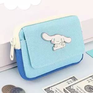 [콩심팥심]산리오 깔끔한 카드 동전 파우치 1P 캐릭터 동전지갑 컴팩트한지갑