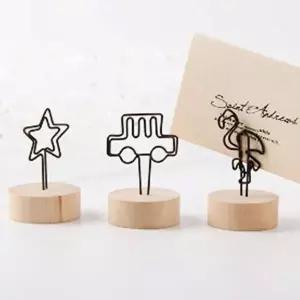 스탠드 메모 꽂이 2 메모홀더 나무 우드 사진 홀더