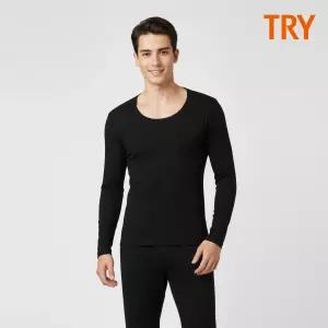 트라이 편안한 양면 기모 남성 내의 내복 상하의 세트