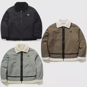 [엄브로] 리버시블 플리스 우븐 양면 무스탕 자켓 UP421CPJN2