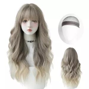 LaBella 가발 여성 통가발 샌드 드리프트 웨이브 71cm