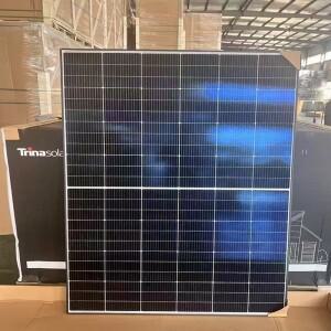 Trina N 타입 버텍스 S 단결정 태양 전지 패널  72 하프 셀  고출력 단면 유리 pv 모듈  450W 144 컷  440W